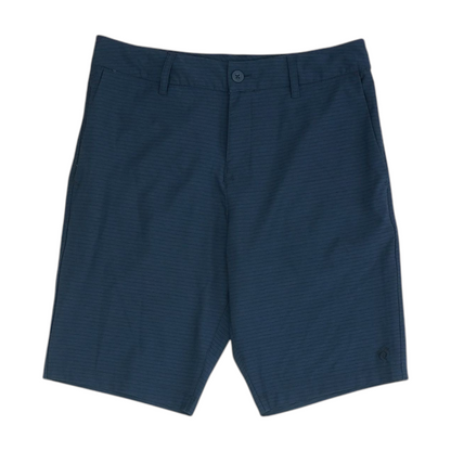 Navy Striped Active Shorts