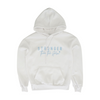 White Solid Hoodie Pullover