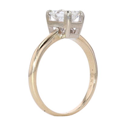 5/8 ozt 14K Two-Tone Gold Diamond Engagement Ring