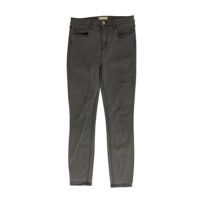Gray Solid Jeans