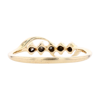 1/10 ctw 14K Yellow Gold Diamond Band Ring