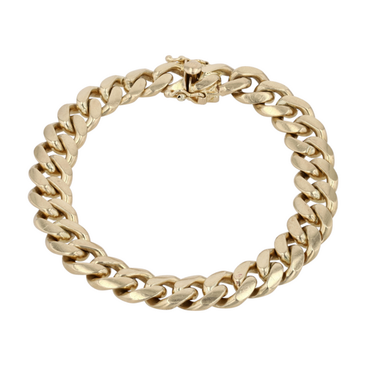 14K Yellow Gold Chain Bracelet