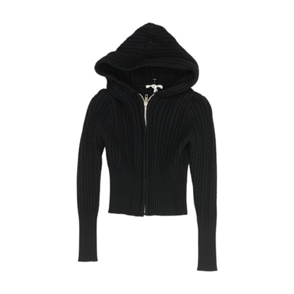 Black Cardigan Sweater