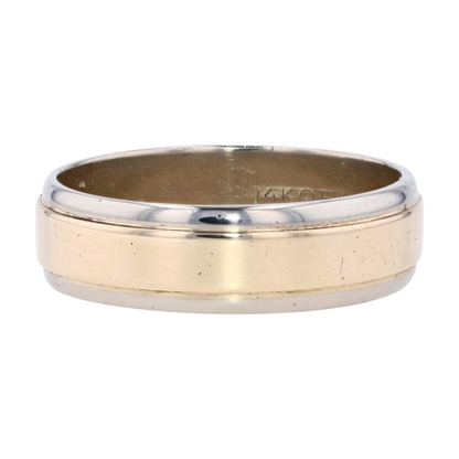 14K Two-Tone Gold Band