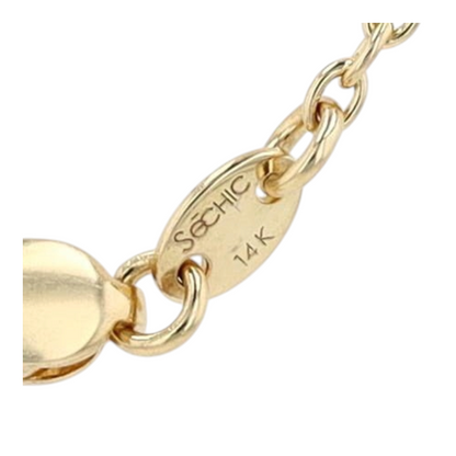 14K Yellow Gold Pendant Necklace