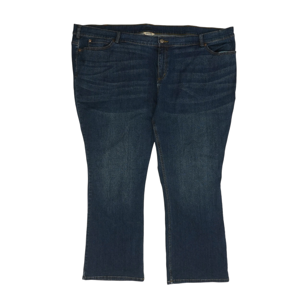 Navy Plus Straight Jeans
