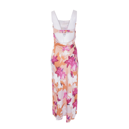 Multi Floral Midi Dress