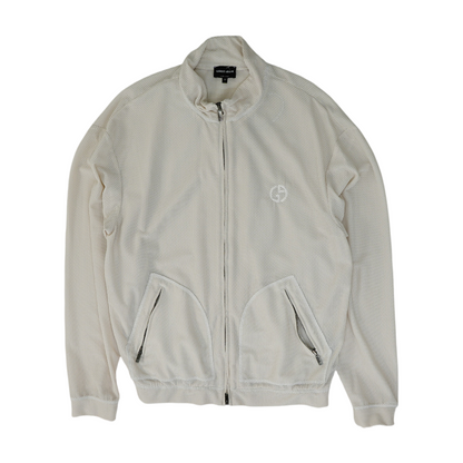 Beige Solid Active Jacket