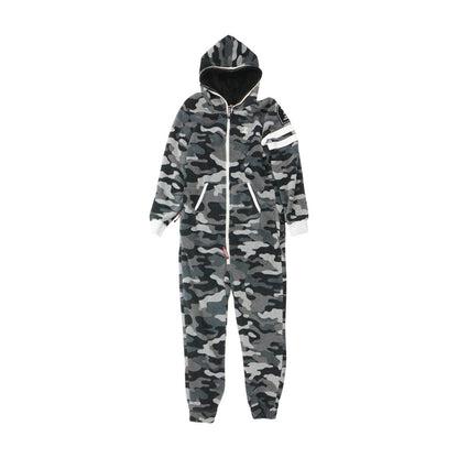 Gray Camo Jumpsuit