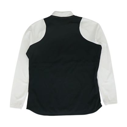 Black Color Block 1/4 Zip Pullover
