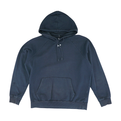 Black Solid Hoodie Pullover