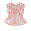 Derek Lam 10 Crosby Pink Striped Blouse – Image 1