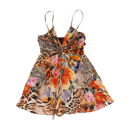 Multi Print Mini Dress