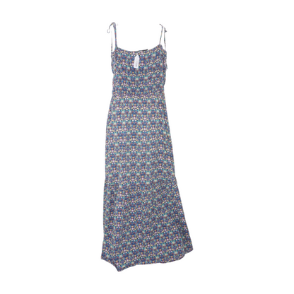Navy Plus Floral Maxi Dress