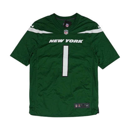 Green Sauce Gardner New York Jets Solid Short Sleeve Jersey