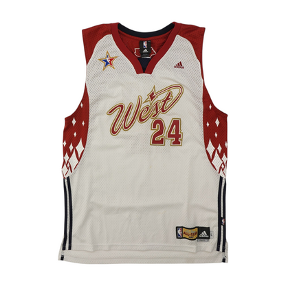 Vintage Men's White Los Angeles Lakers Sleeveless Jersey