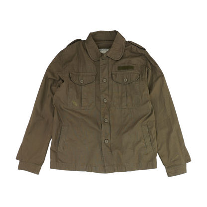 Brown Solid Jacket
