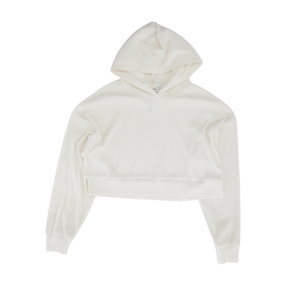 Ivory Solid Hoodie Pullover