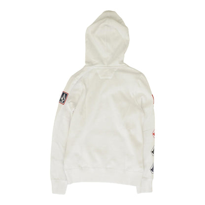 White Graphic Hoodie