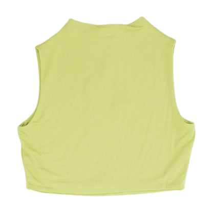 Green Cropped Blouse