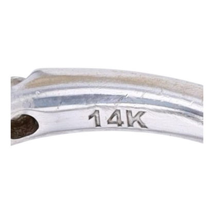 1/2 ctw 14K White Gold Diamond Band Ring