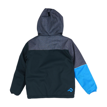 Black Color Block Jacket
