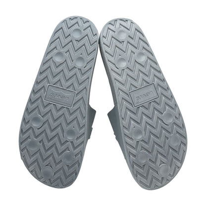 Gray Casual Slide Sandals