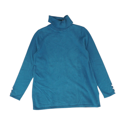 Blue Petite Pullover Sweater