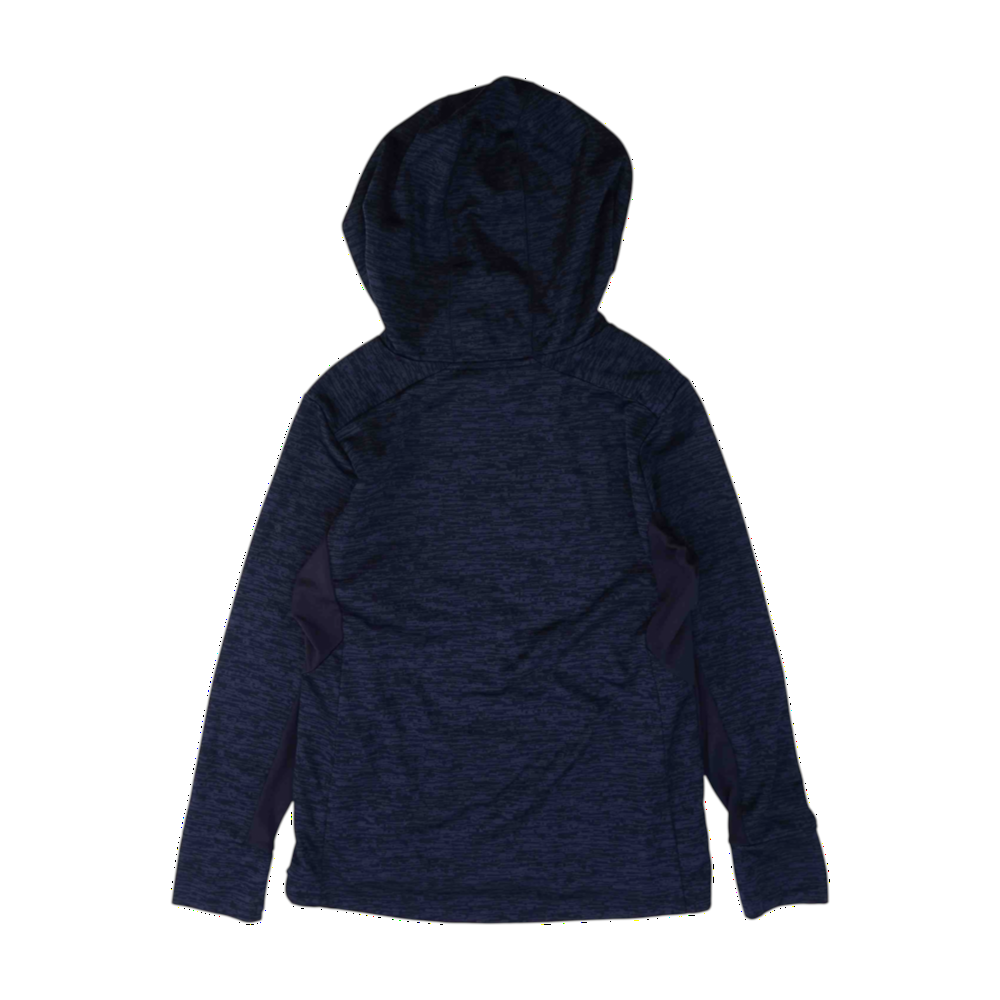 Navy Michigan Wolverines Abstract Hoodie Pullover