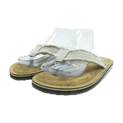 Gray Flip-Flop Sandals