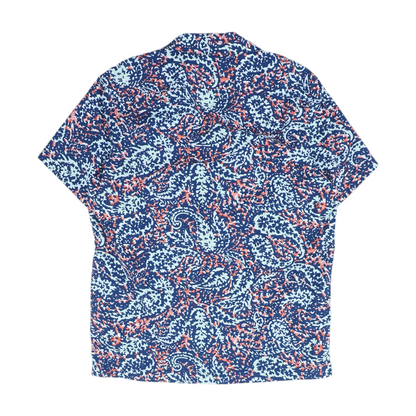 Multi Print Short Sleeve Button Down