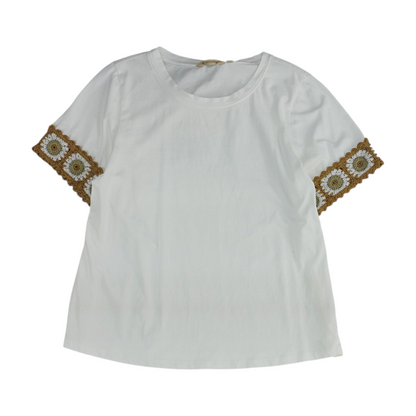 White Petite Blouse