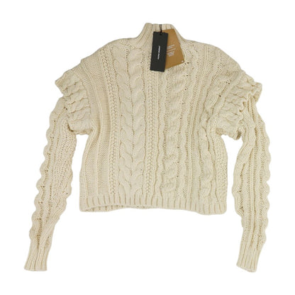 Beige Mockneck Sweater