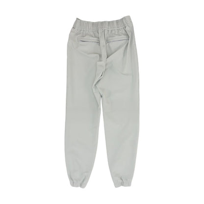 Gray Solid Active Pants