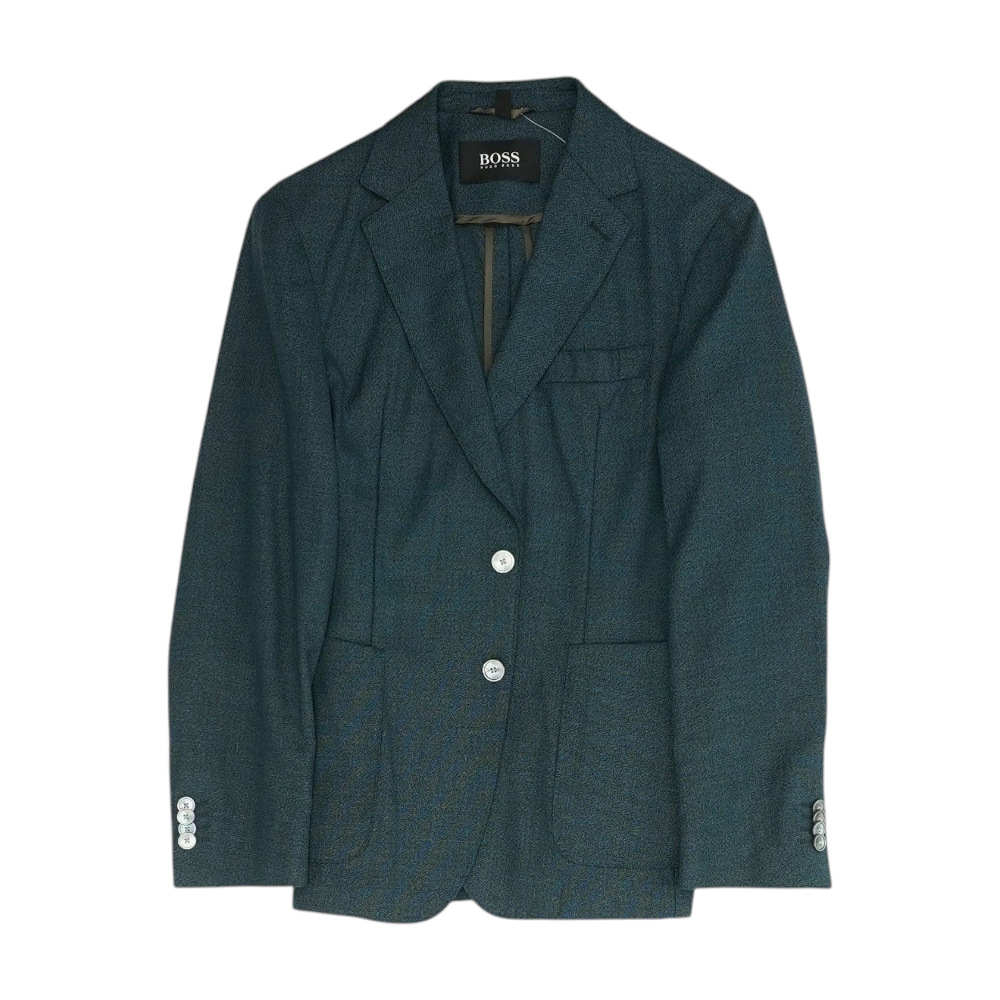 Blue Solid Sport Coat