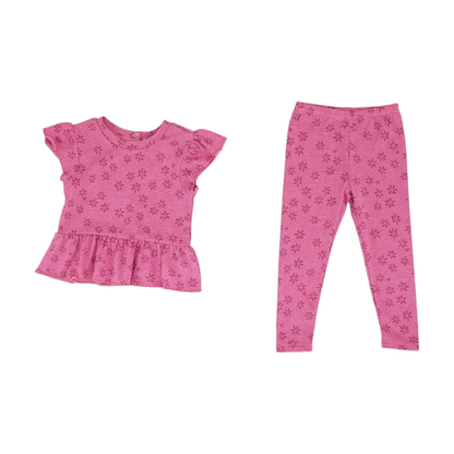 Pink Floral Long Sleeve Set
