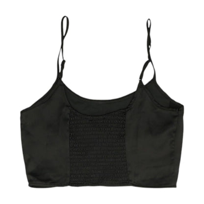 Black Cropped Blouse