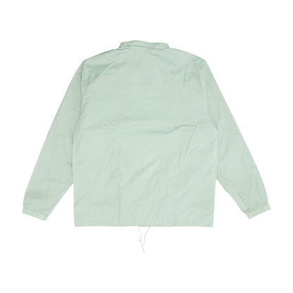 Green Solid Rain Jacket