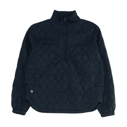 Navy Solid 1/4 Zip Pullover