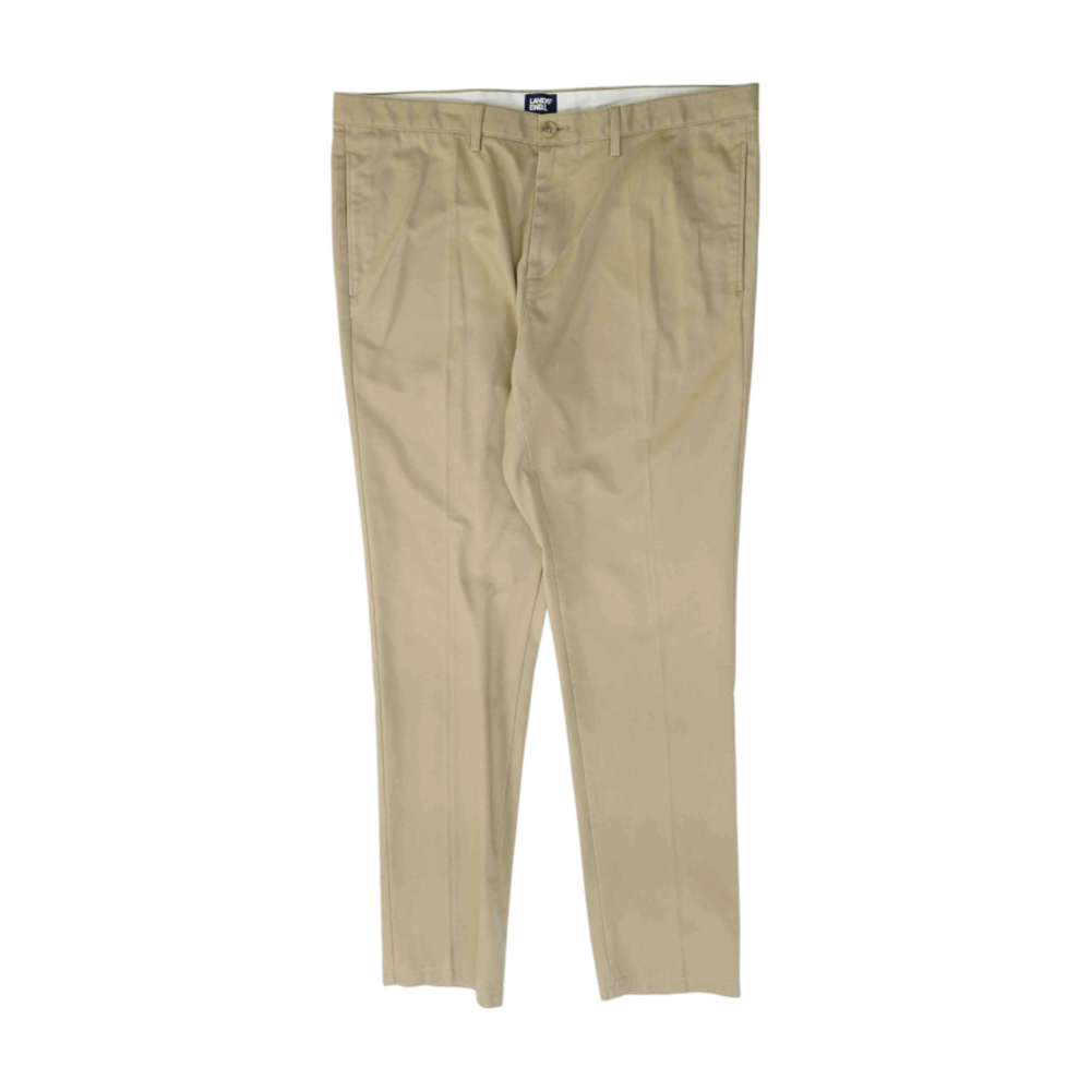 Khaki Straight Pants