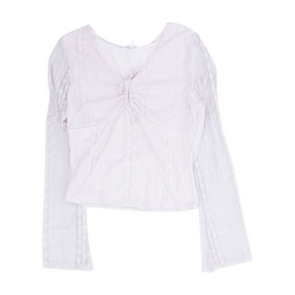 Pink Cropped Blouse