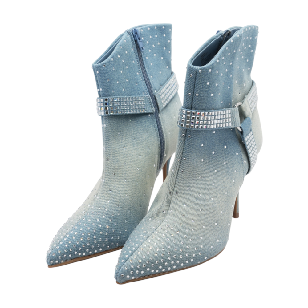 Blue Ankle Boots
