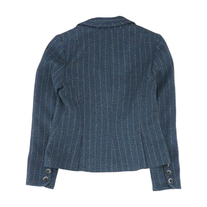 Navy Abstract Blazer