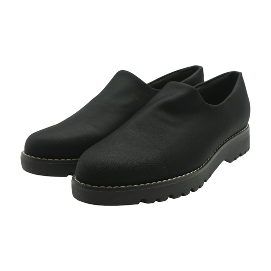 Black Slip-On Flats