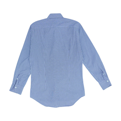 Purple Plaid Long Sleeve Button Down