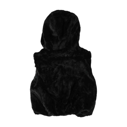 Black Solid Vest