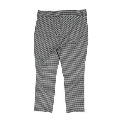 Black Plus Houndstooth Pants