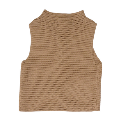 Tan Vest Sweater