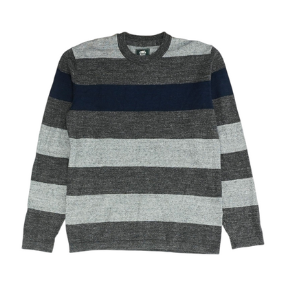 Roots Gray Striped Pullover Sweater – Image 1