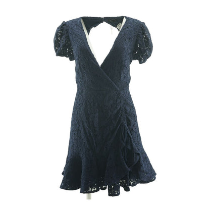 Navy Floral Mini Dress